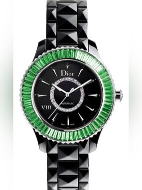 CHRISTIAN DIOR 'DIOR VIII' 33MM BAGUETTE WATCH CD1235F1C001